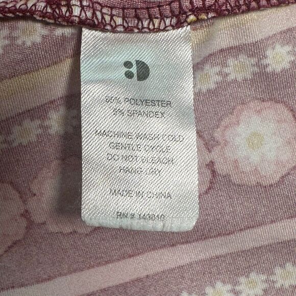 Dot Dot Smile Girl's Maroon Floral Flowy Empire Twirl Dress Size 5/6 - Picture 6 of 6